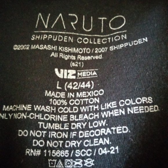 Naruto Black Tee - Picture 4 of 4